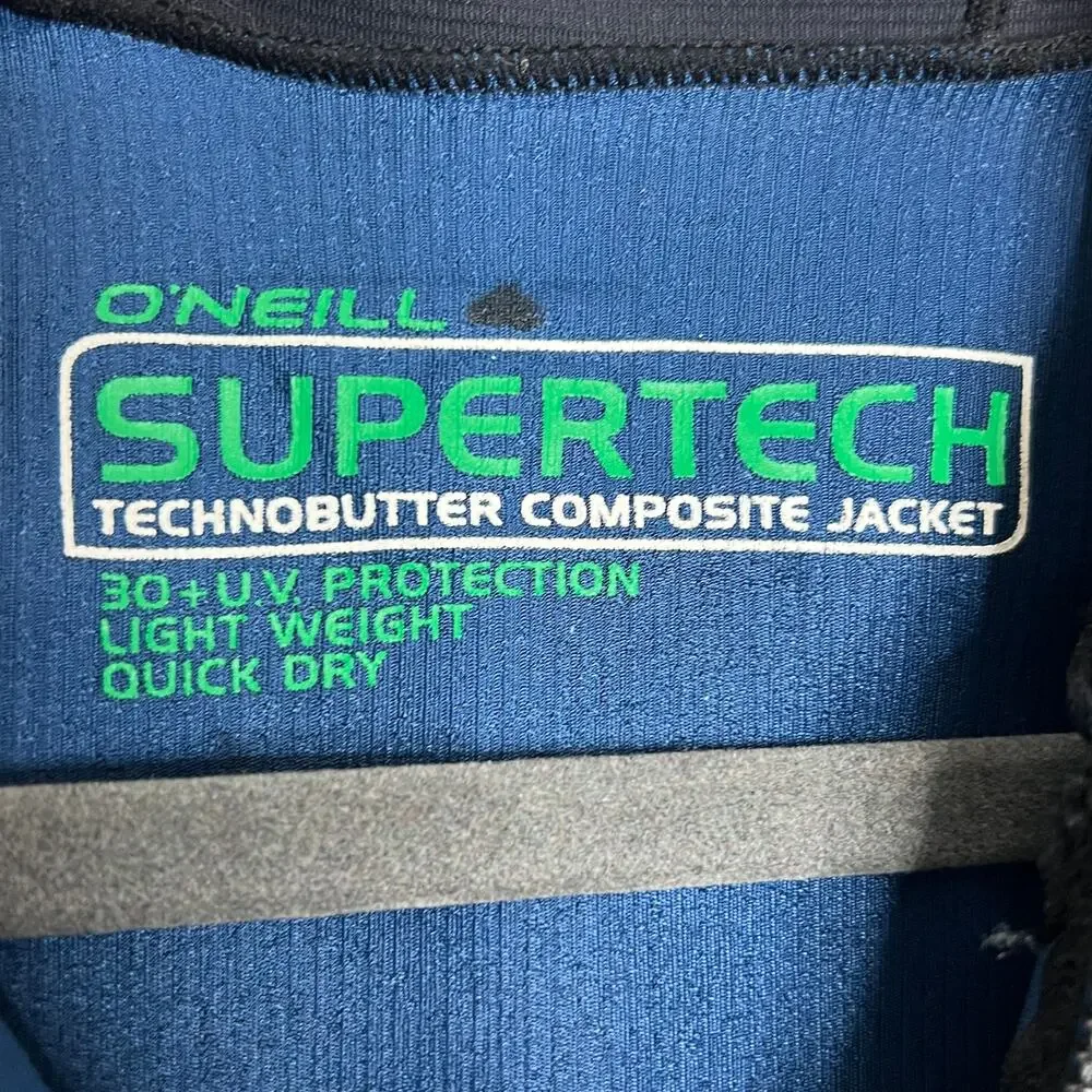 O’Neill Supertech Full Zip Packable Jacket Black Size Medium